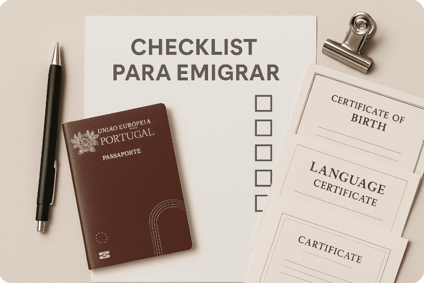 Documentos Necessários para Emigrar — Checklist para Profissionais de Saúde Portugueses