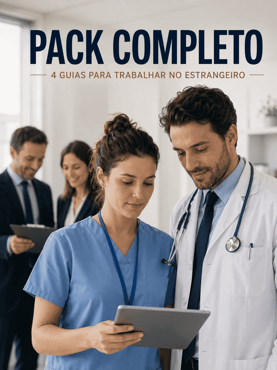 Pack Completo: 4 Guias para Trabalhar no Estrangeiro